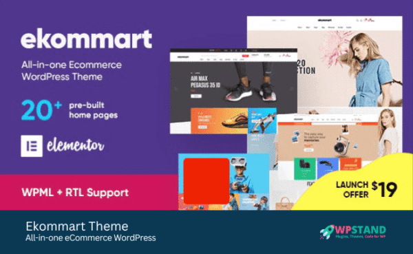 Ekommart Theme GPL v3.8.2 | All-in-one eCommerce WordPress Theme